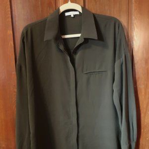 Ro & De Forest Green Blouse